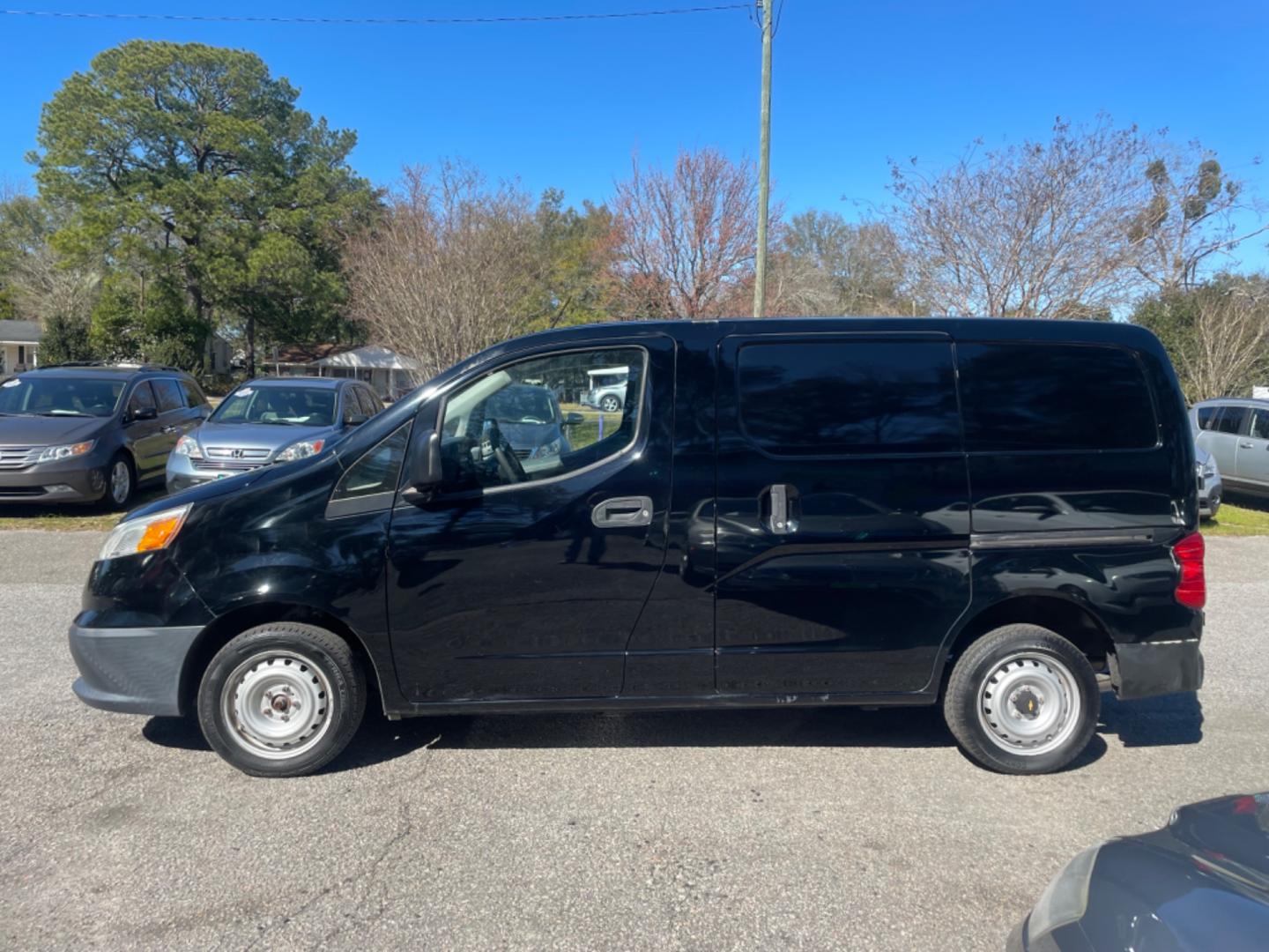 2017 BLACK CHEVROLET CITY EXPRESS LS (3N63M0YN6HK) with an 2.0L engine, Continuously Variable transmission, located at 5103 Dorchester Rd., Charleston, SC, 29418-5607, (843) 767-1122, 36.245171, -115.228050 - Photo#3